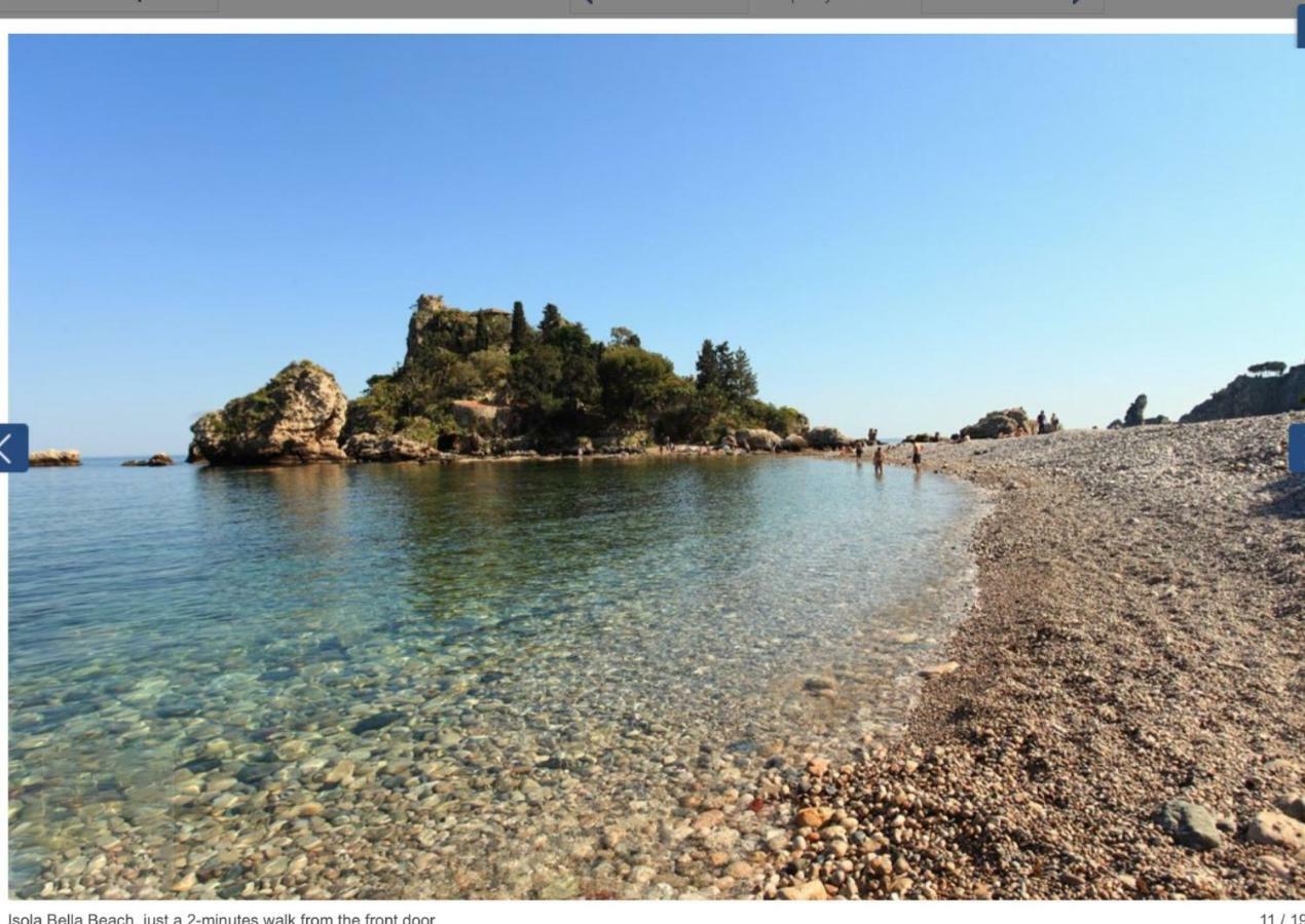 Luxury Apartment And Charm Sea View Isola Bella Taormine Extérieur photo